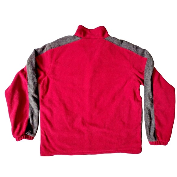 Washington Redskins NFL Men's Size L Fleece Jacket Red Full Zip Lined Retired - Picture 2 of 8